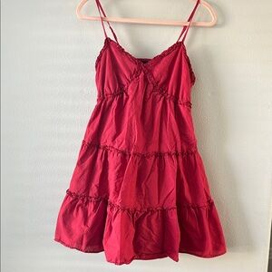 Elegant Red Mini Dress